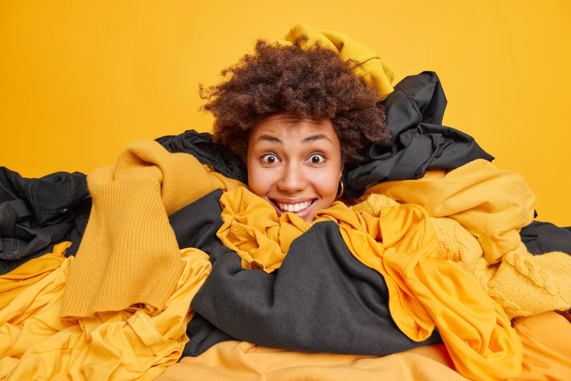 Yellow & Black Laundry Shutterstock 2013729764